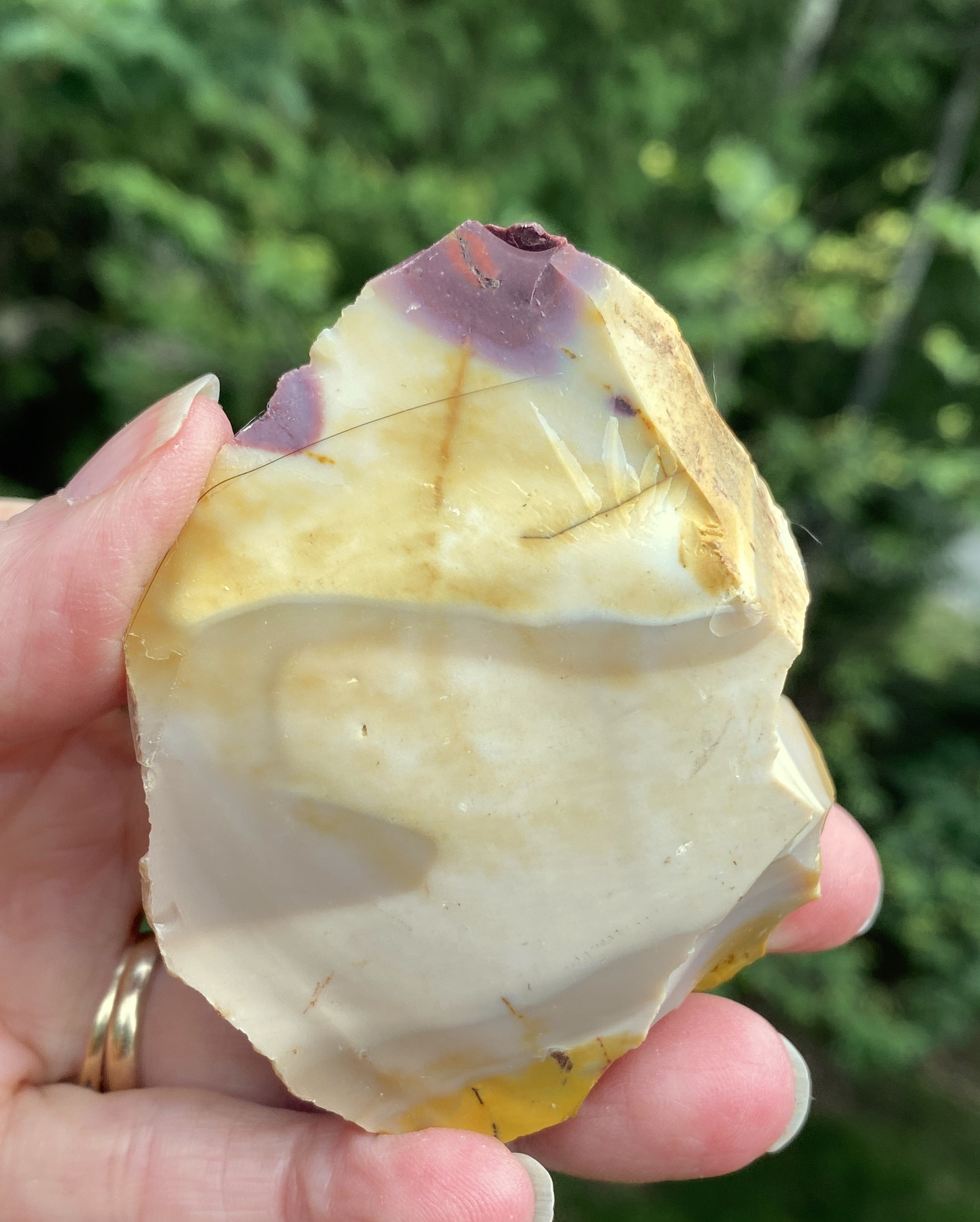 Mookaite Raw Piece  Red Yellow  Grounding Protection 31632S