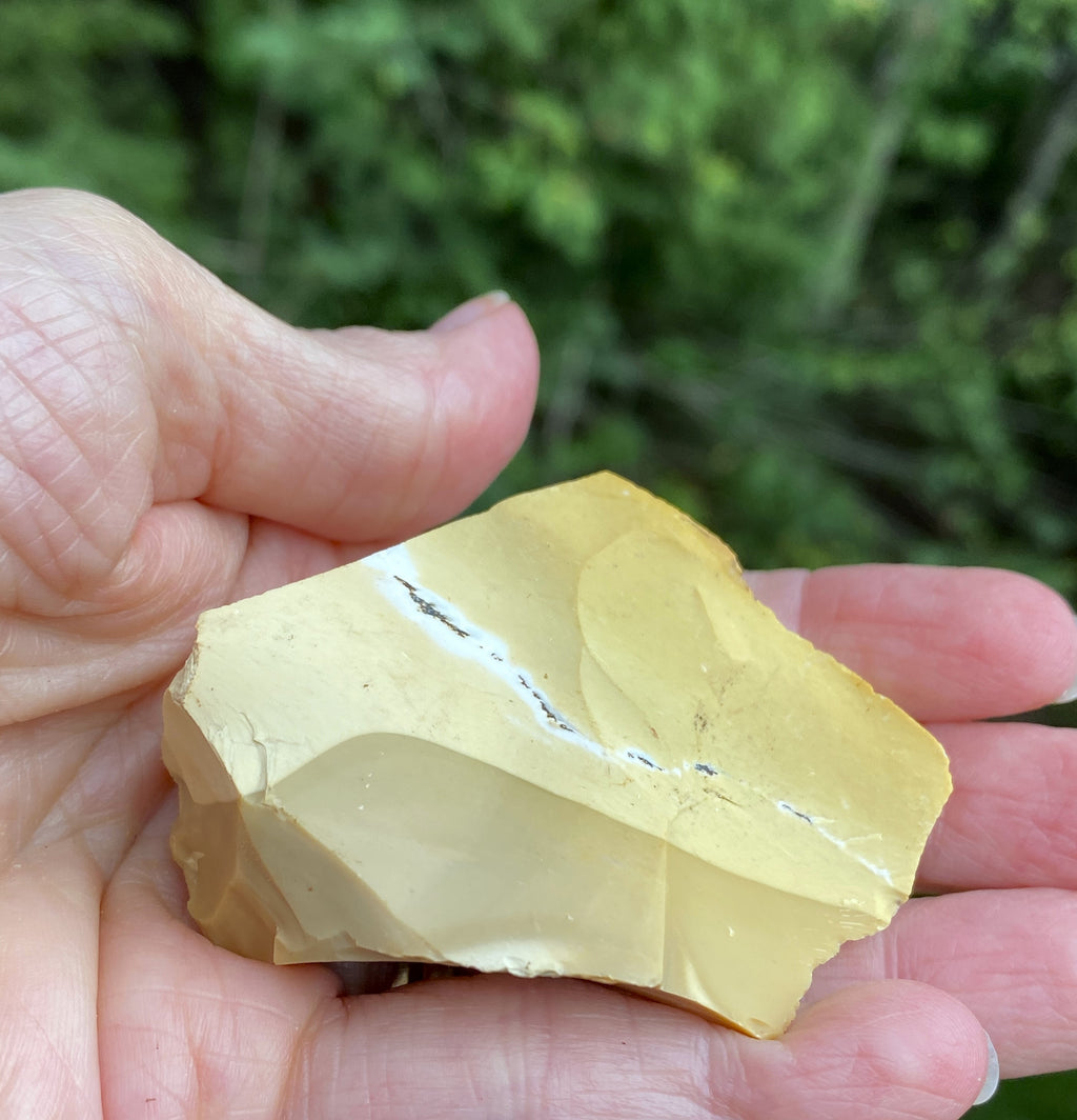 Mookaite Raw Piece Yellow Tan  Grounding Protection 31633S