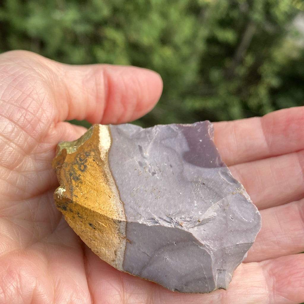 Mookaite Raw  Purple Gray Yellow  Grounding Protection 31635S