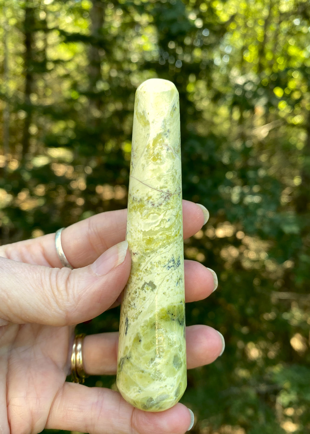 Serpentine Wand 4"  Healing Wisdom Clearing 31628S