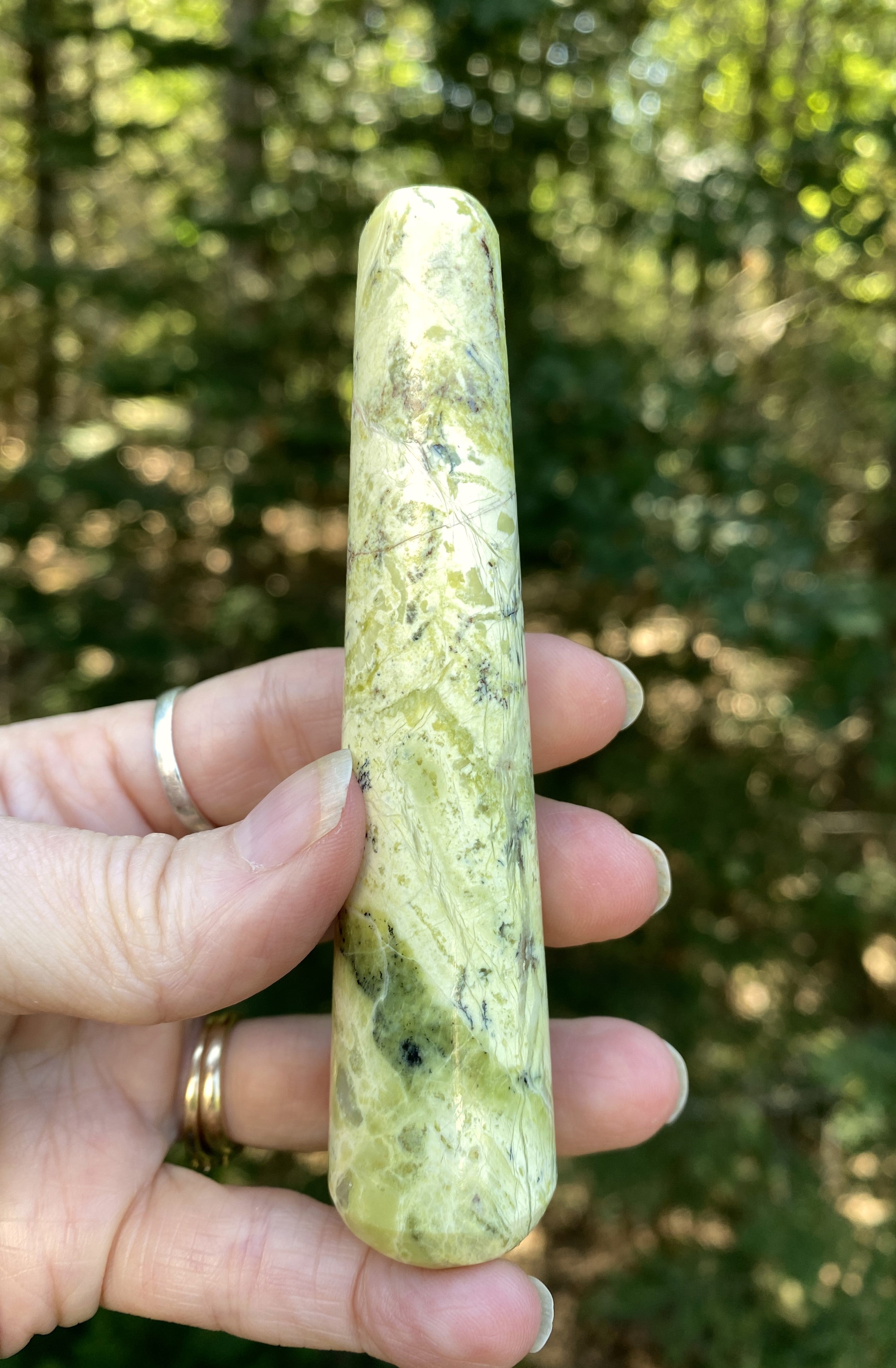 Serpentine Wand 4"  Healing Wisdom Clearing 31628S