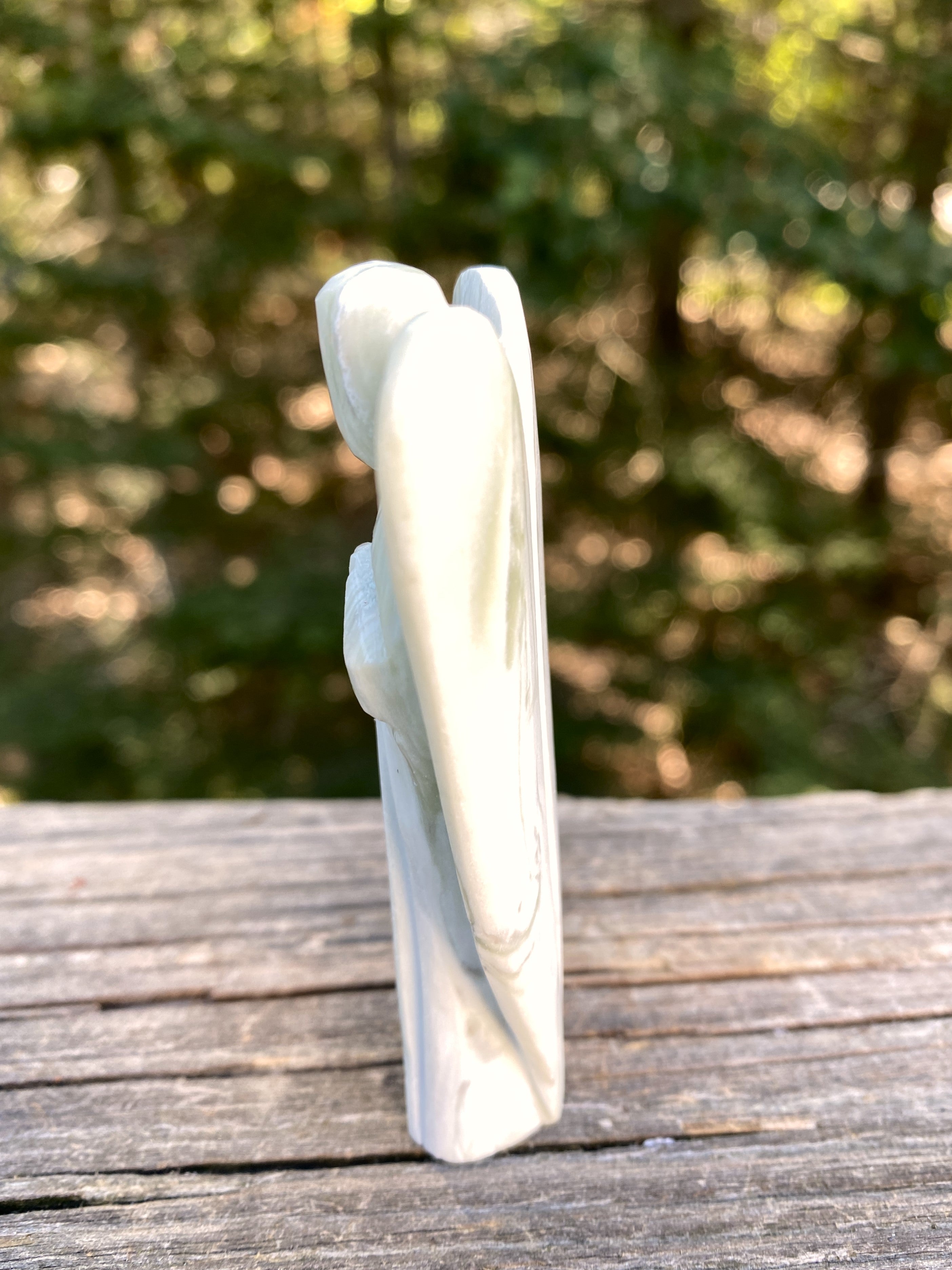 Serpentine Angel Figurine 3"  Healing Wisdom Clearing 31627S