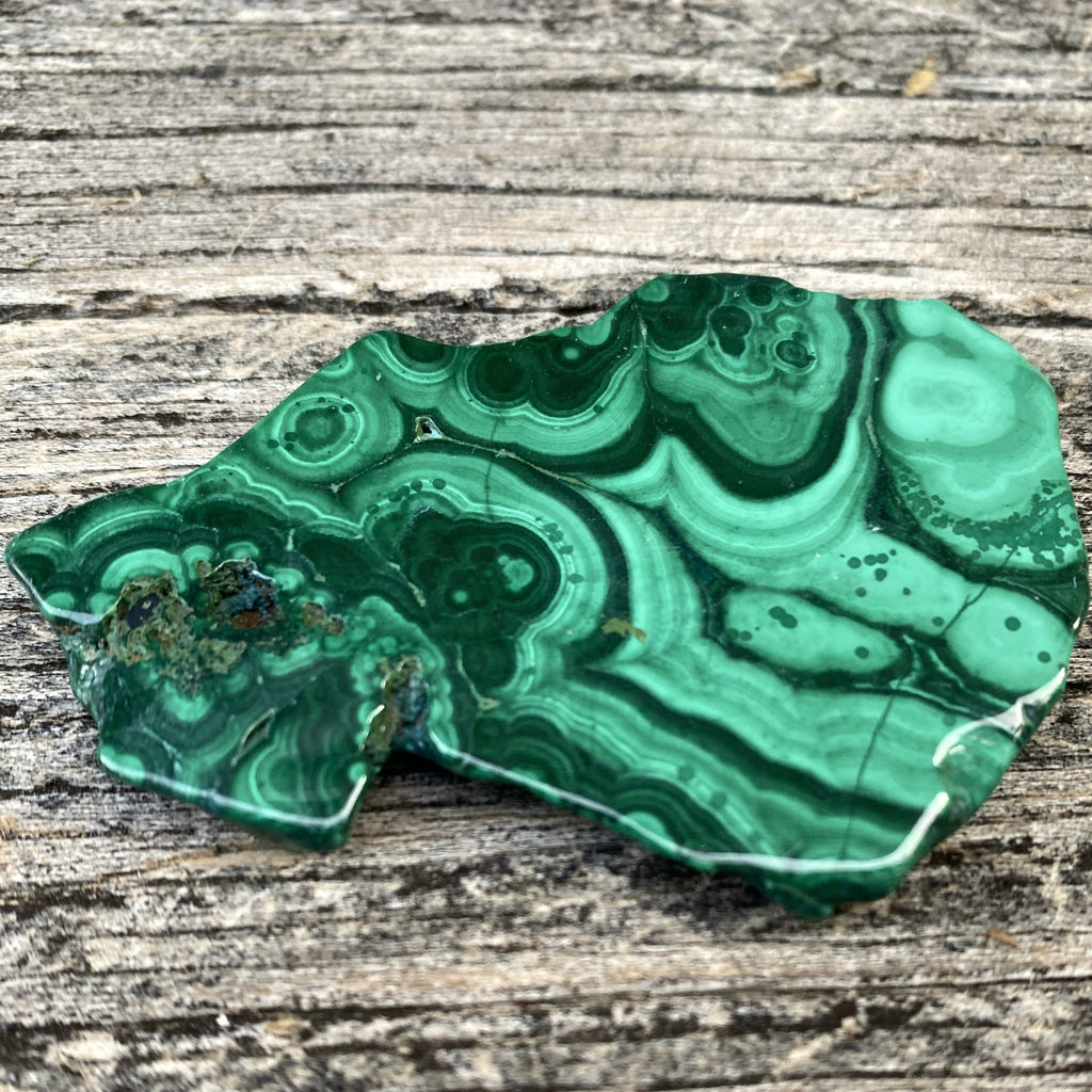 Malachite Slab  Small Polished  Protection Abundance 31653S