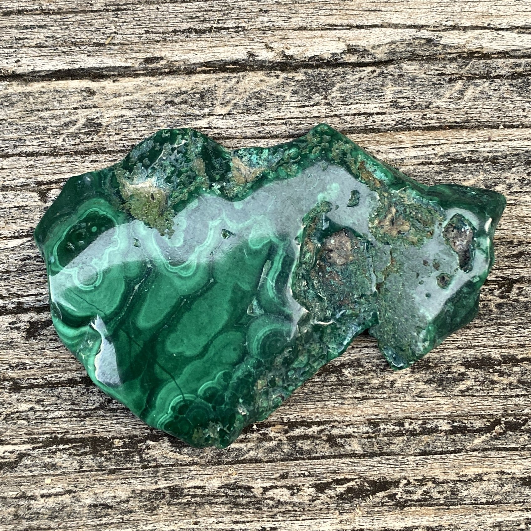 Malachite Slab  Small Polished  Protection Abundance 31653S