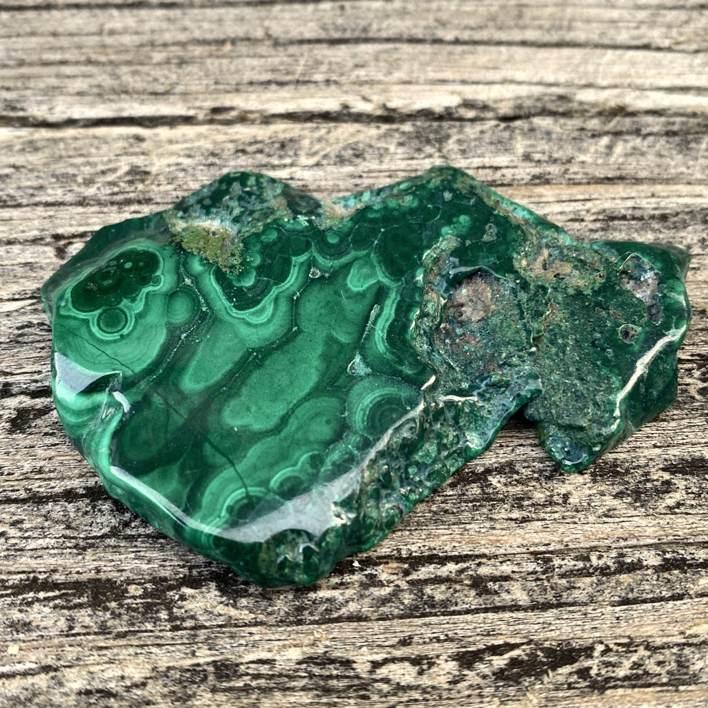 Malachite Slab  Small Polished  Protection Abundance 31653S