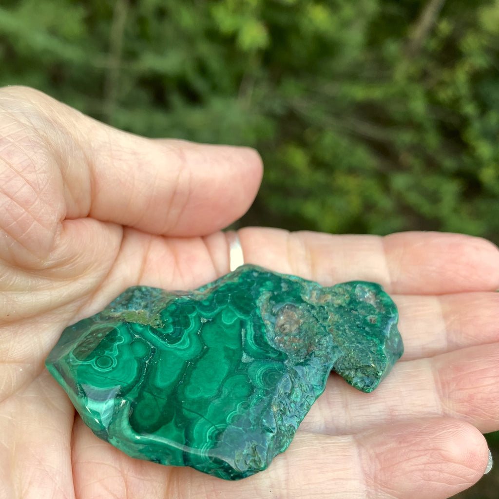 Malachite Slab  Small Polished  Protection Abundance 31653S
