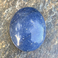 Lazulite Palm Stone  Dark Blue  Insight Intuition Harmony 31638S