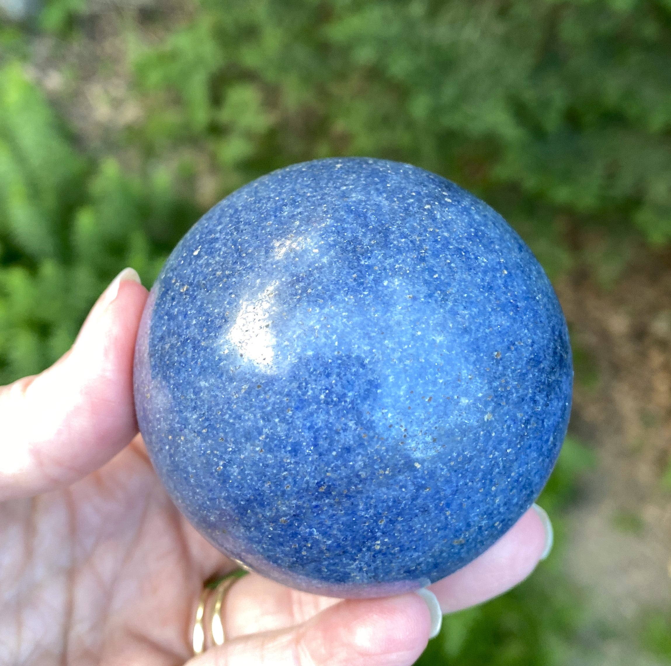 Lazulite  Large Sphere + Stand  Dark Blue  Insight Intuition Harmony 31639S