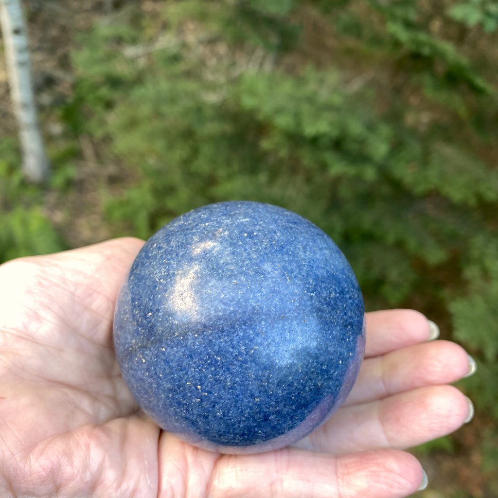 Lazulite  Large Sphere + Stand  Dark Blue  Insight Intuition Harmony 31639S