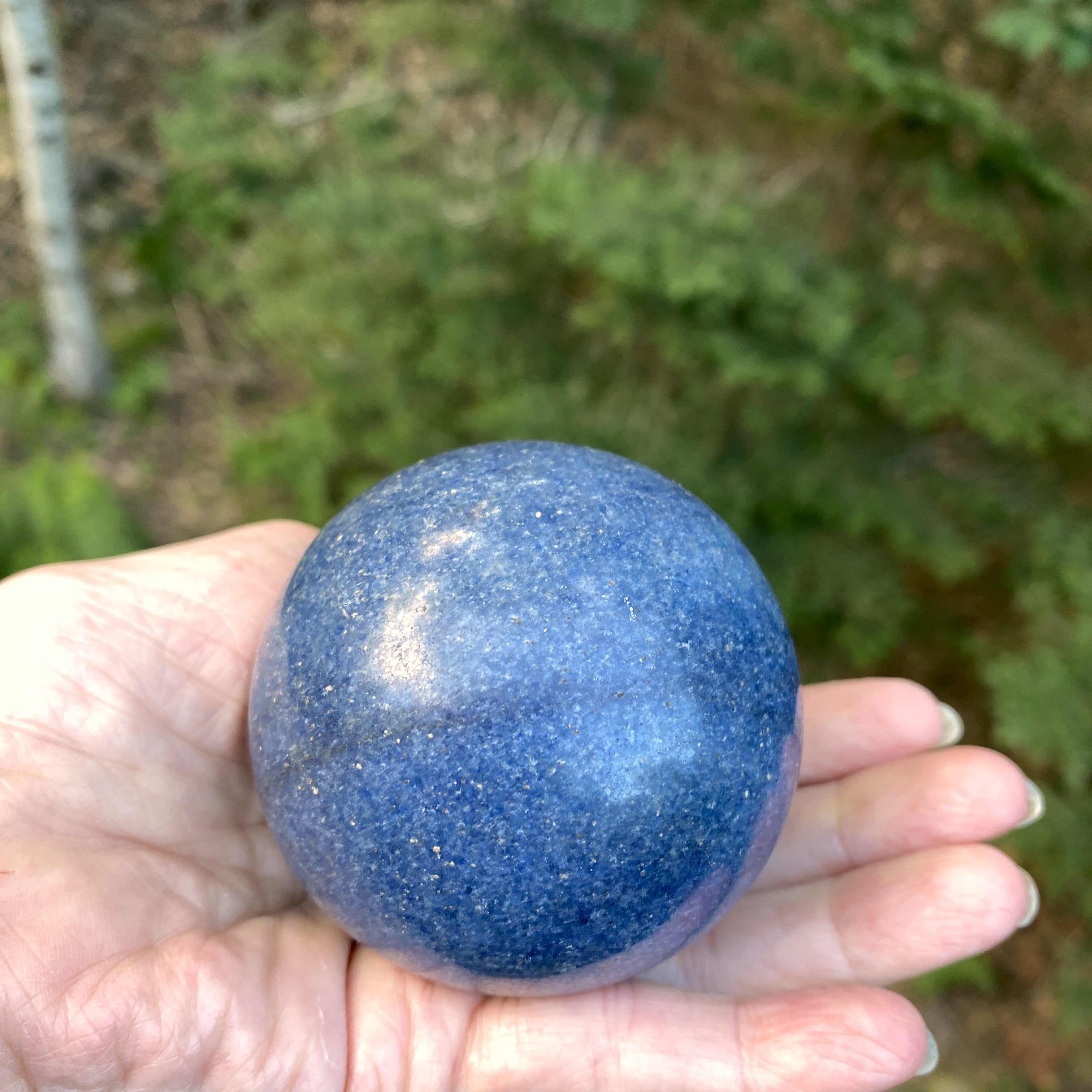 Lazulite  Large Sphere + Stand  Dark Blue  Insight Intuition Harmony 31639S