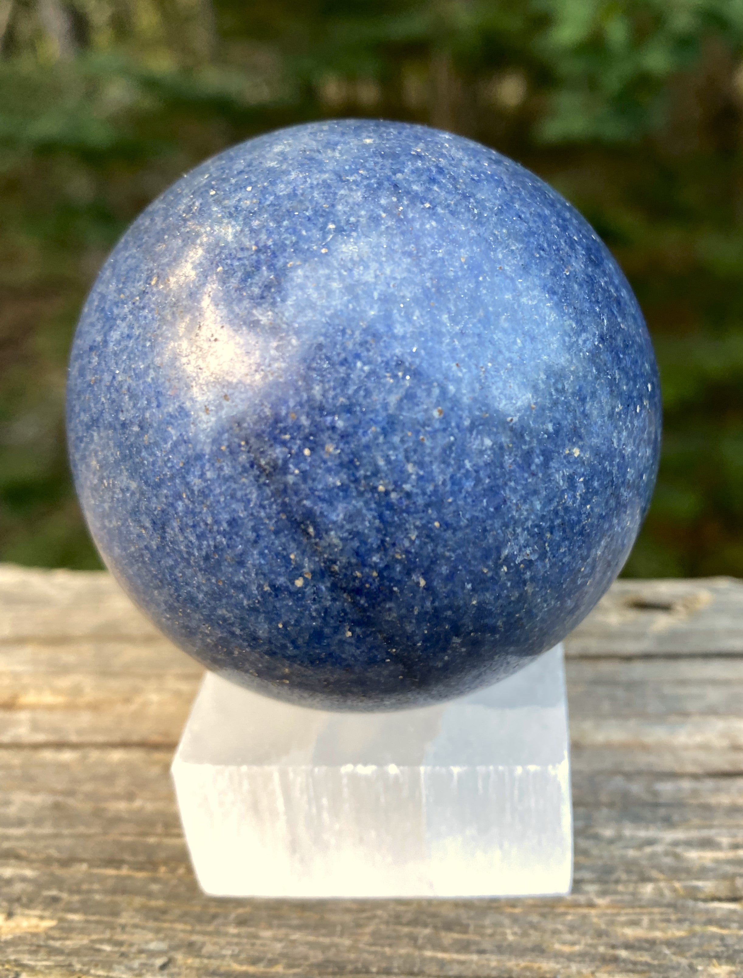 Lazulite  Large Sphere + Stand  Dark Blue  Insight Intuition Harmony 31639S