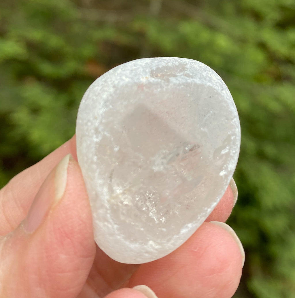 Ema River Seer Stone  Quartz  Pocket Stone  Clarity & Insight 31265S