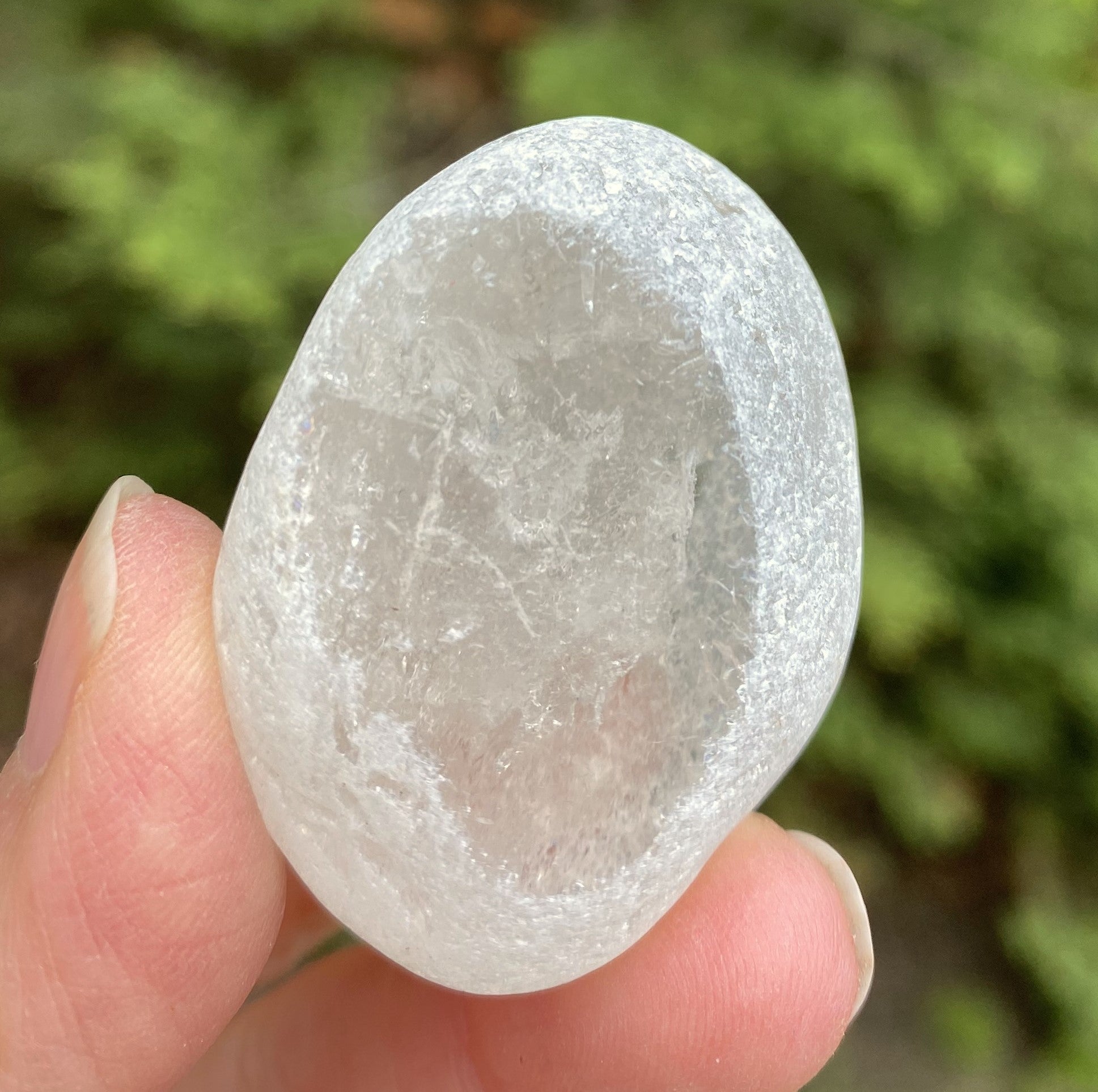 Ema River Seer Stone  Quartz  Pocket Stone  Clarity & Insight 31265S