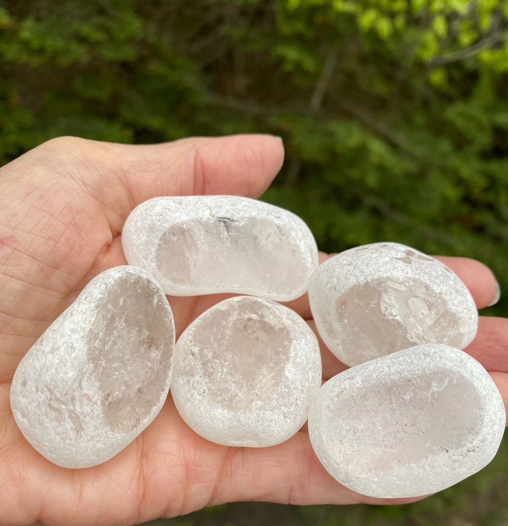 Ema River Seer Stone  Quartz  Pocket Stone  Clarity & Insight 31265S