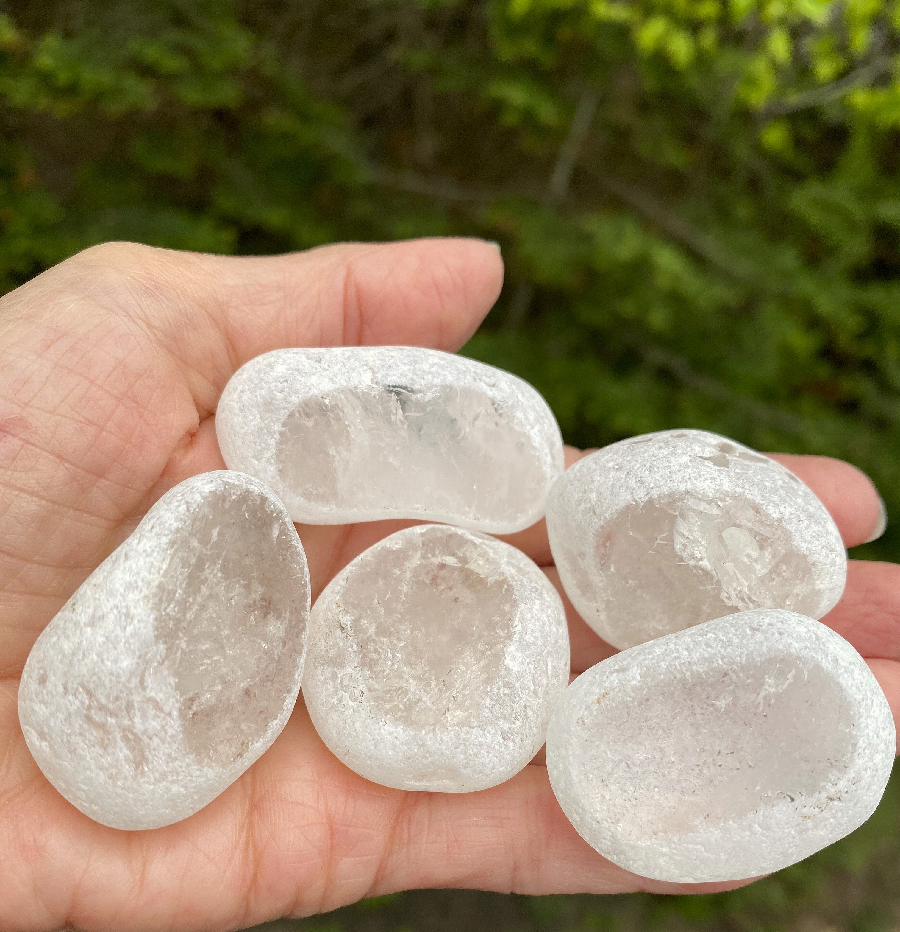 Ema River Seer Stone  Quartz  Pocket Stone  Clarity & Insight 31265S