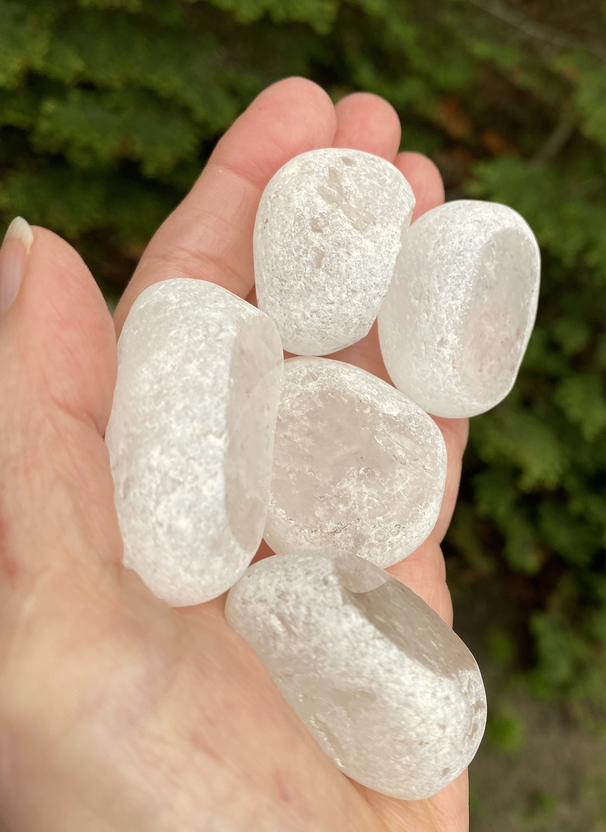 Ema River Seer Stone  Quartz  Pocket Stone  Clarity & Insight 31265S