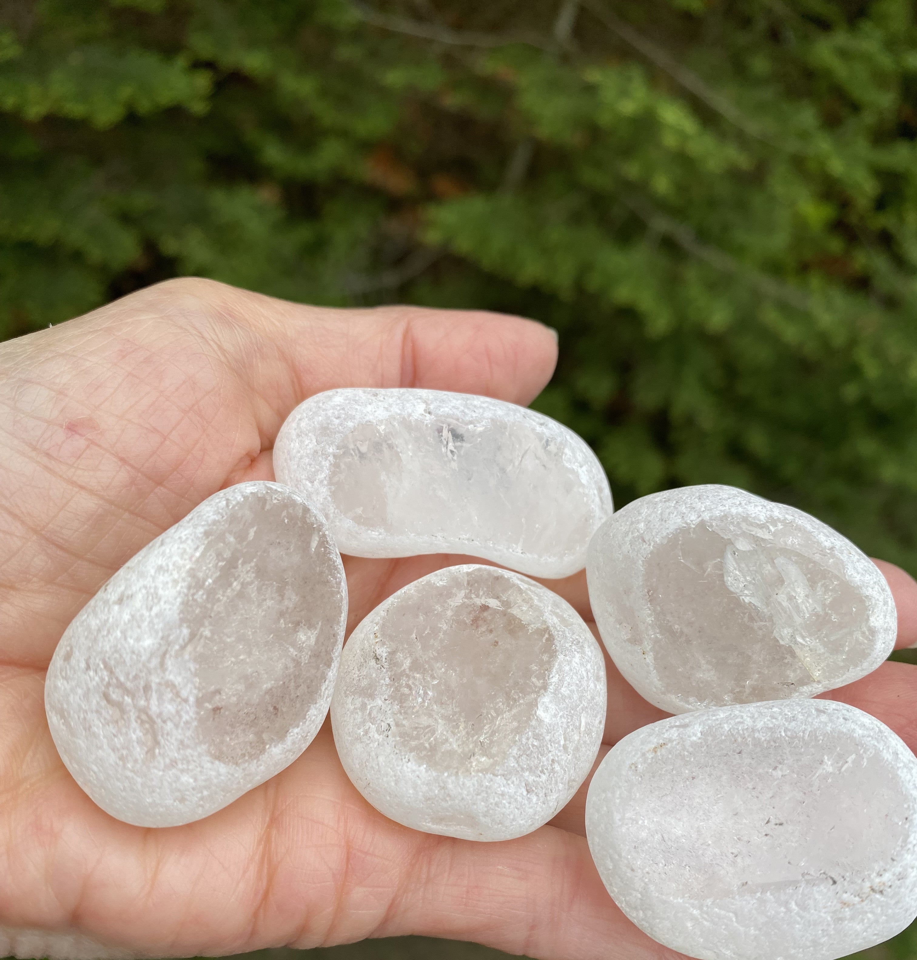 Ema River Seer Stone  Quartz  Pocket Stone  Clarity & Insight 31265S