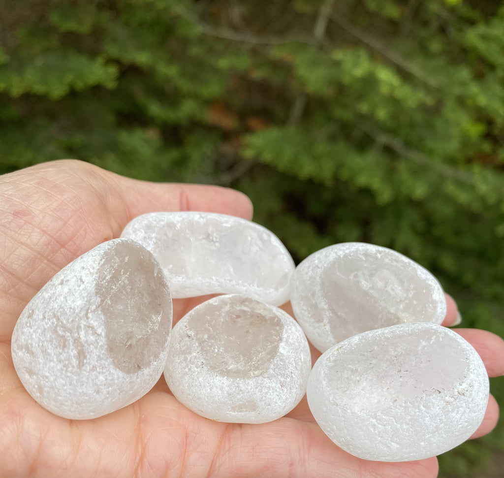 Ema River Seer Stone  Quartz  Pocket Stone  Clarity & Insight 31265S