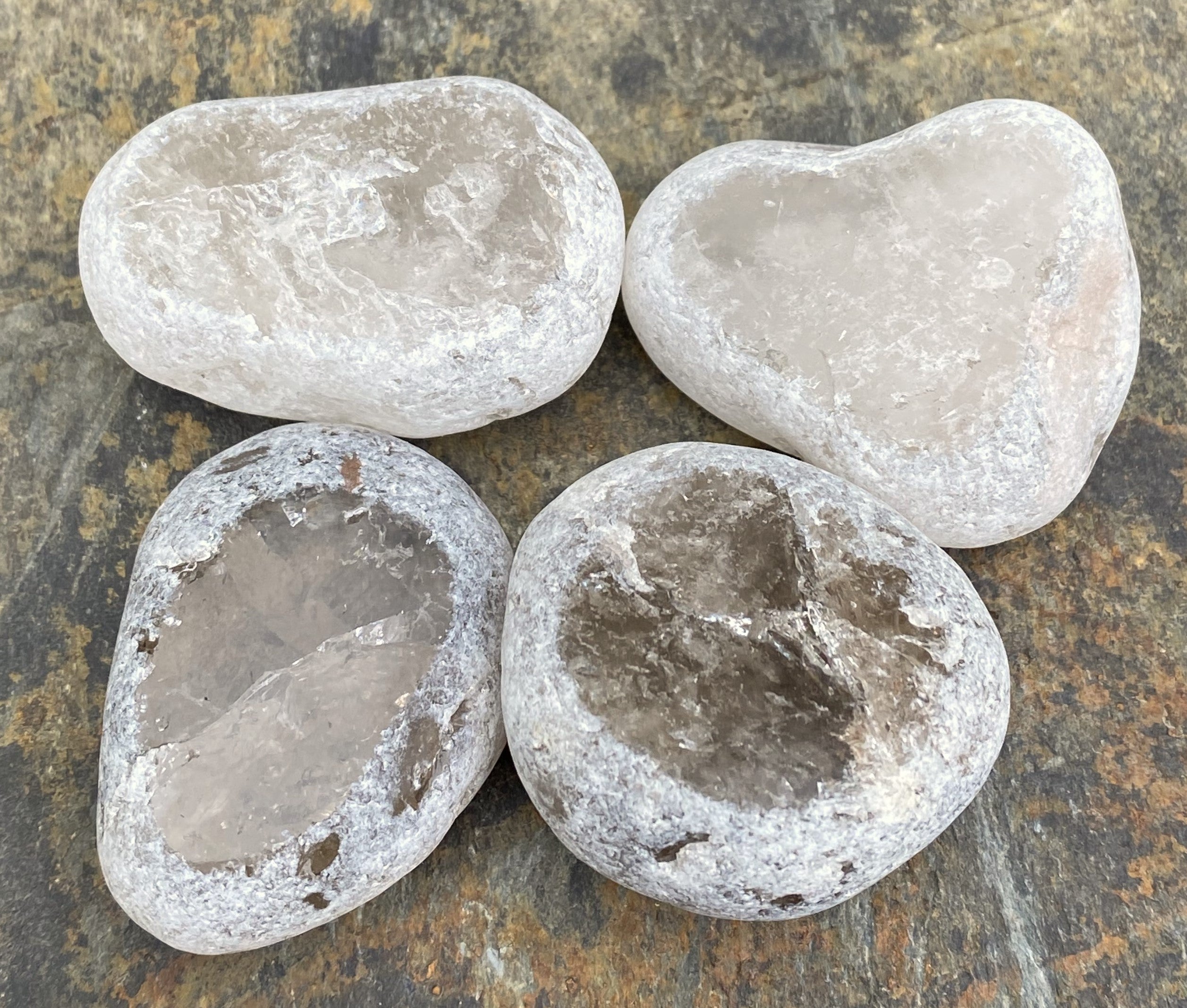 Ema River Stone  Smoky Quartz  Grounding Protection 31267S