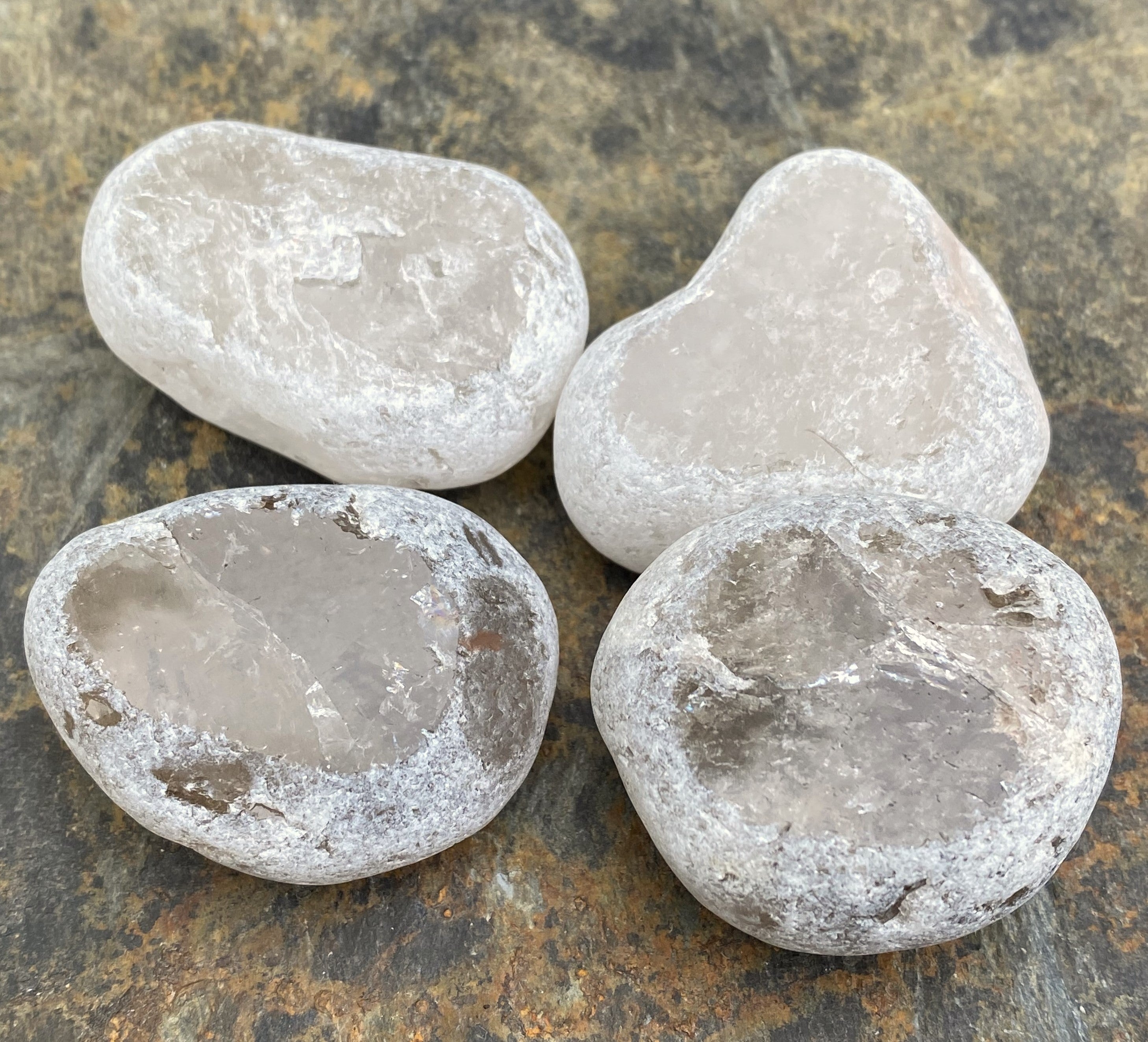 Ema River Stone  Smoky Quartz  Grounding Protection 31267S