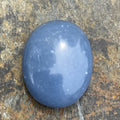 Angelite Palm Stone  Blue  Angels Intuition Communication 31646S