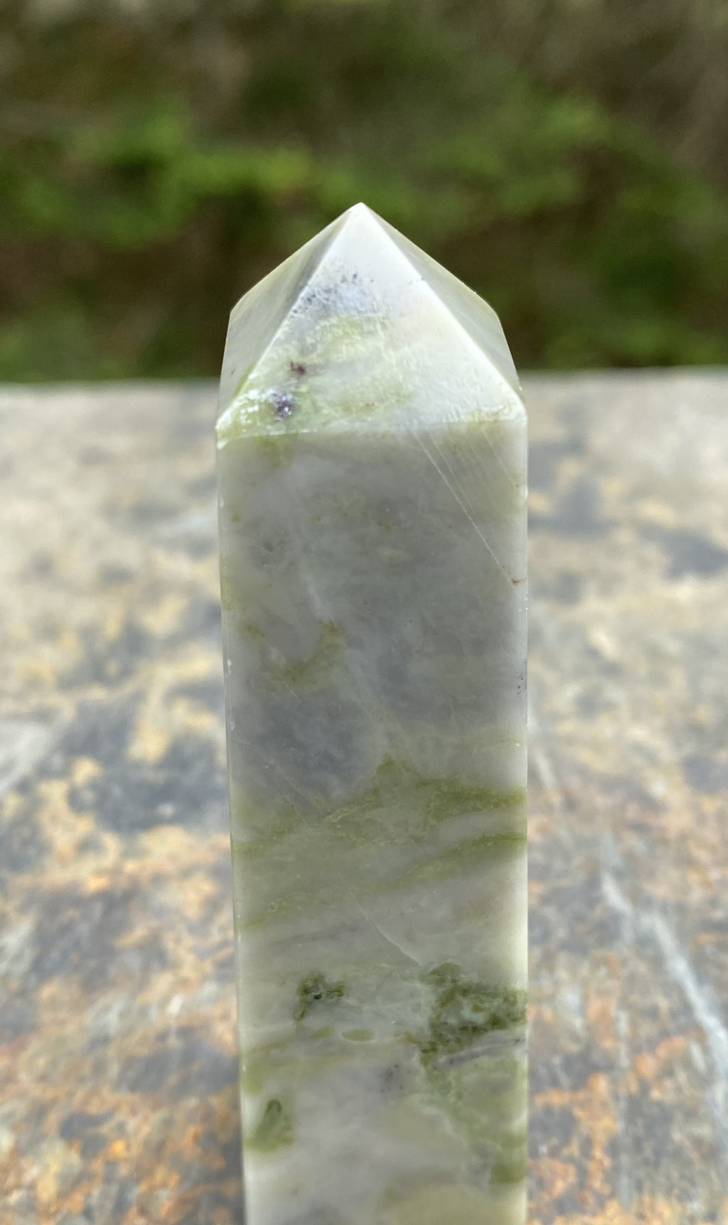 Serpentine Obelisk Point  Healing Wisdom Clearing 30271S