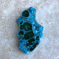 Malachite with Chrysocolla Slab  Grounding Peace Intuition 31677S