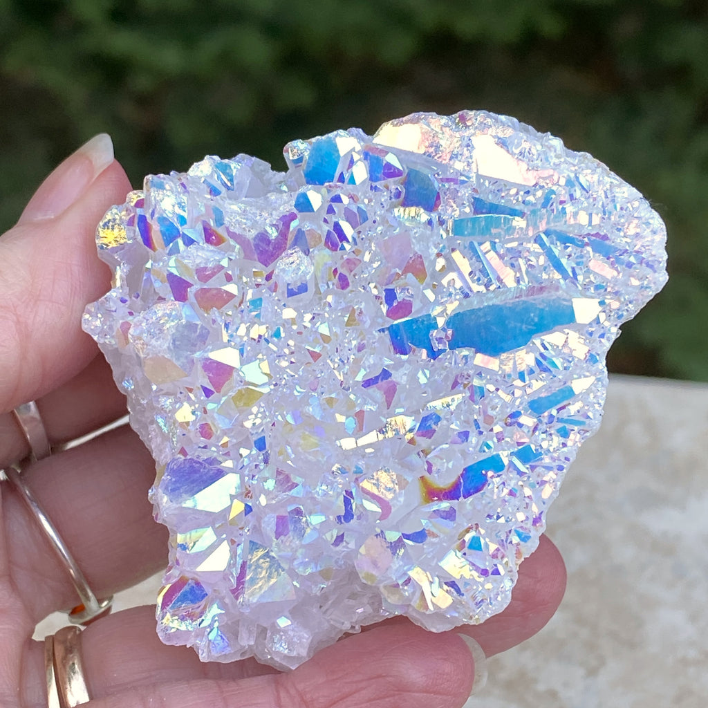 Angel Aura Quartz Druzy Specimen  Meditation Peace 31665S