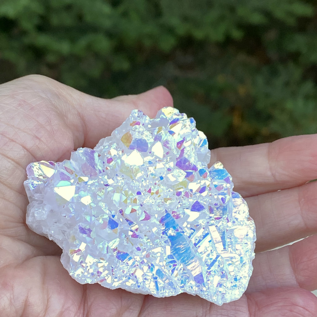 Angel Aura Quartz Druzy Specimen  Meditation Peace 31665S