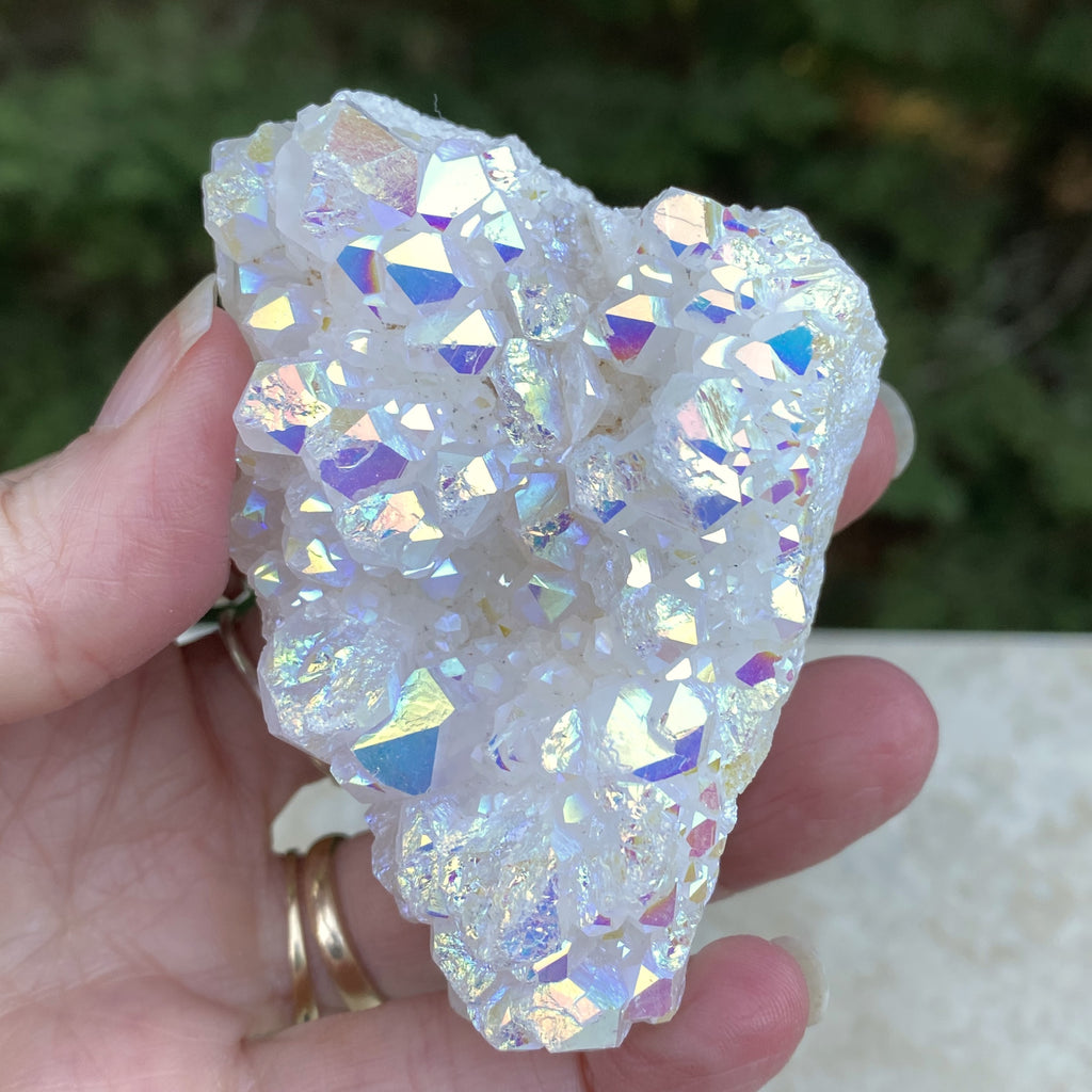 Angel Aura Quartz Druzy Specimen  Meditation Peace 31667S
