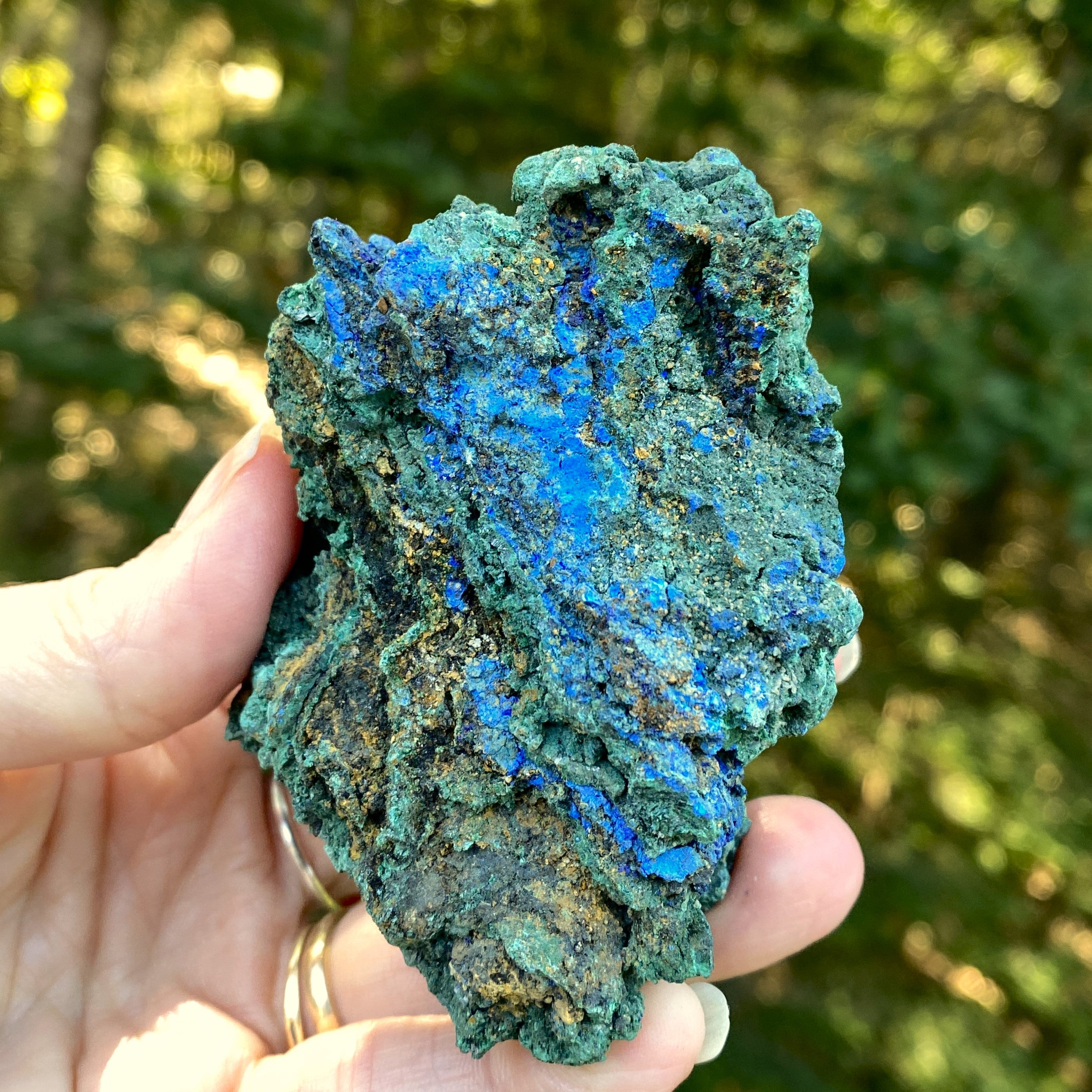 Azurite & Malachite Raw Specimen  Healing Mind Balance 31673S