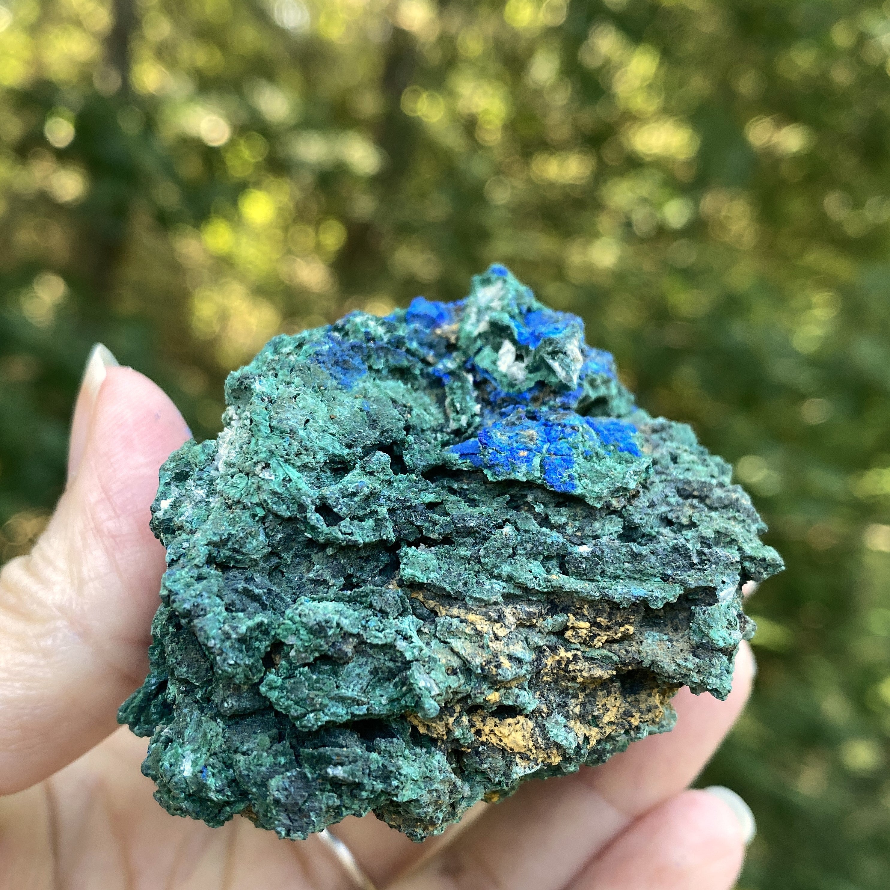 Azurite & Malachite Raw Specimen  Healing Mind Balance 31673S