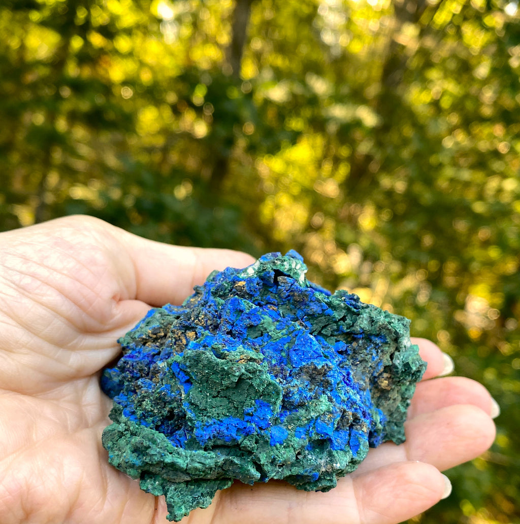 Azurite & Malachite Raw Specimen  Healing Mind Balance 31673S