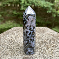 Indigo Gabbro aka Mystic Merlinite  Point Tower  Intuition Magic Indigo Gabbro aka Mystic Merlinite  Point Tower  Intuition Magic 31678S