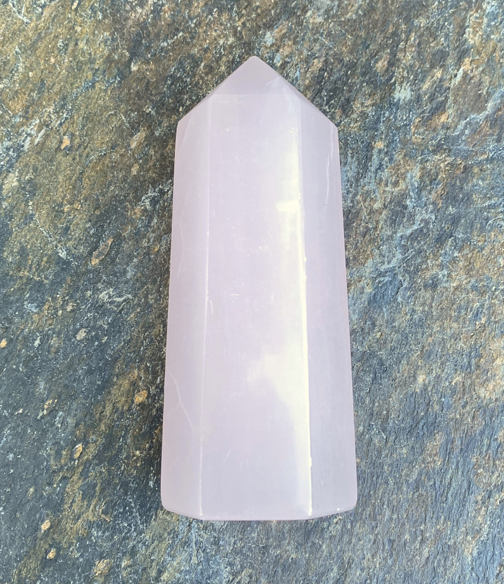 Mangano Calcite  Pink  Large Tower   Love Forgiveness 31687S