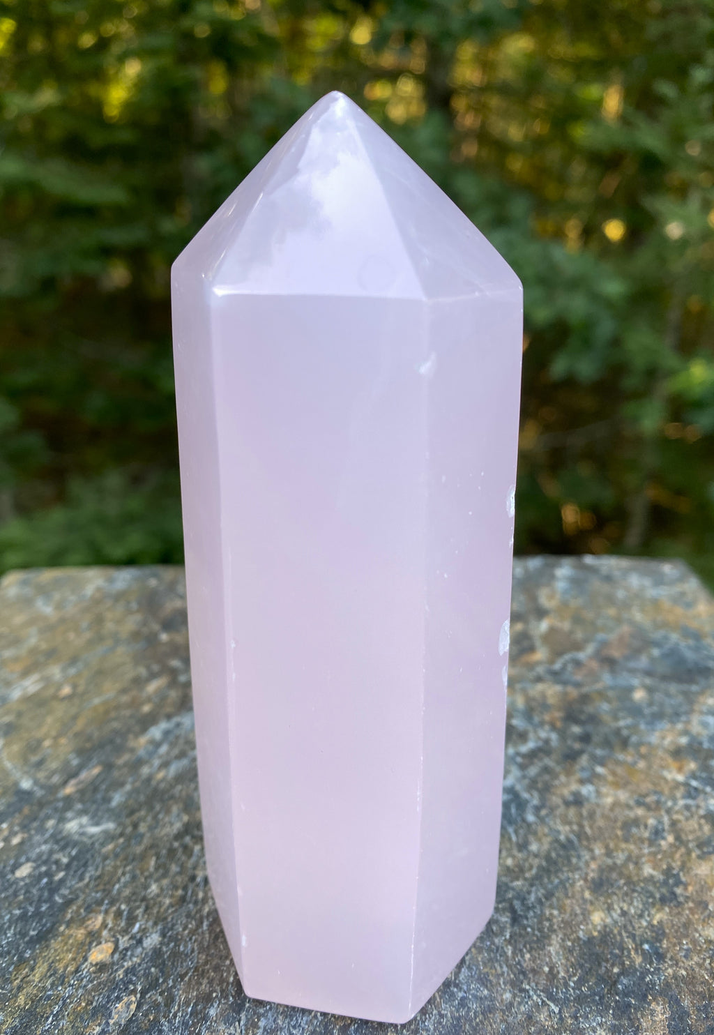 Mangano Calcite  Pink  Large Tower   Love Forgiveness 31687S