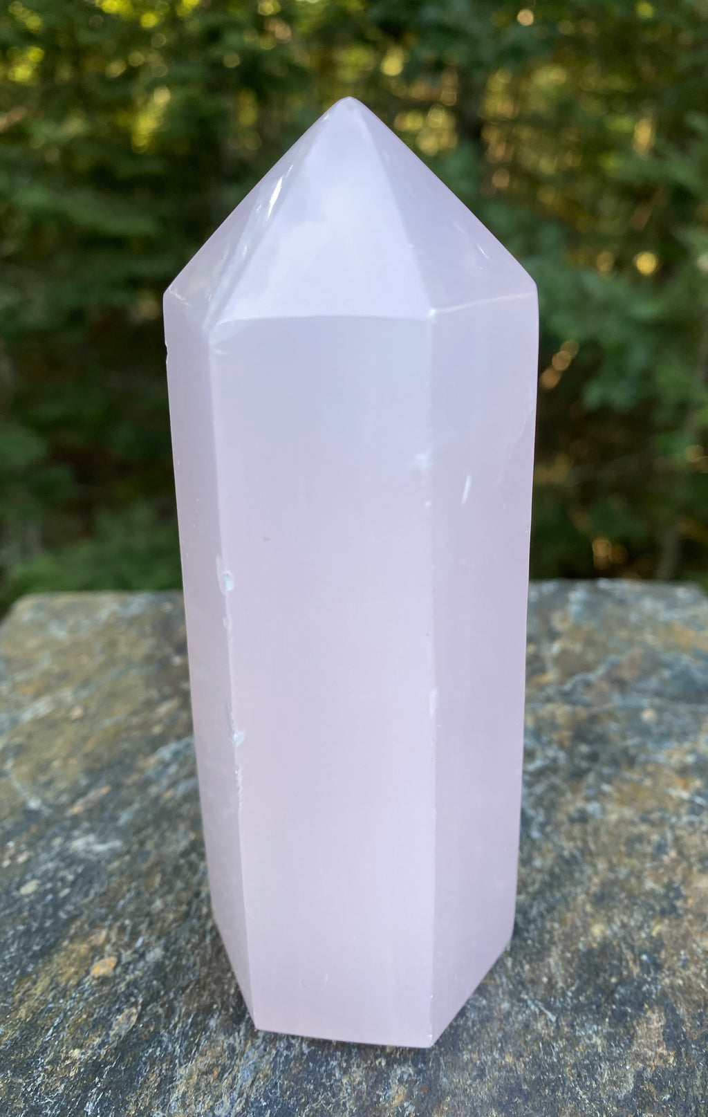 Mangano Calcite  Pink  Large Tower   Love Forgiveness 31687S