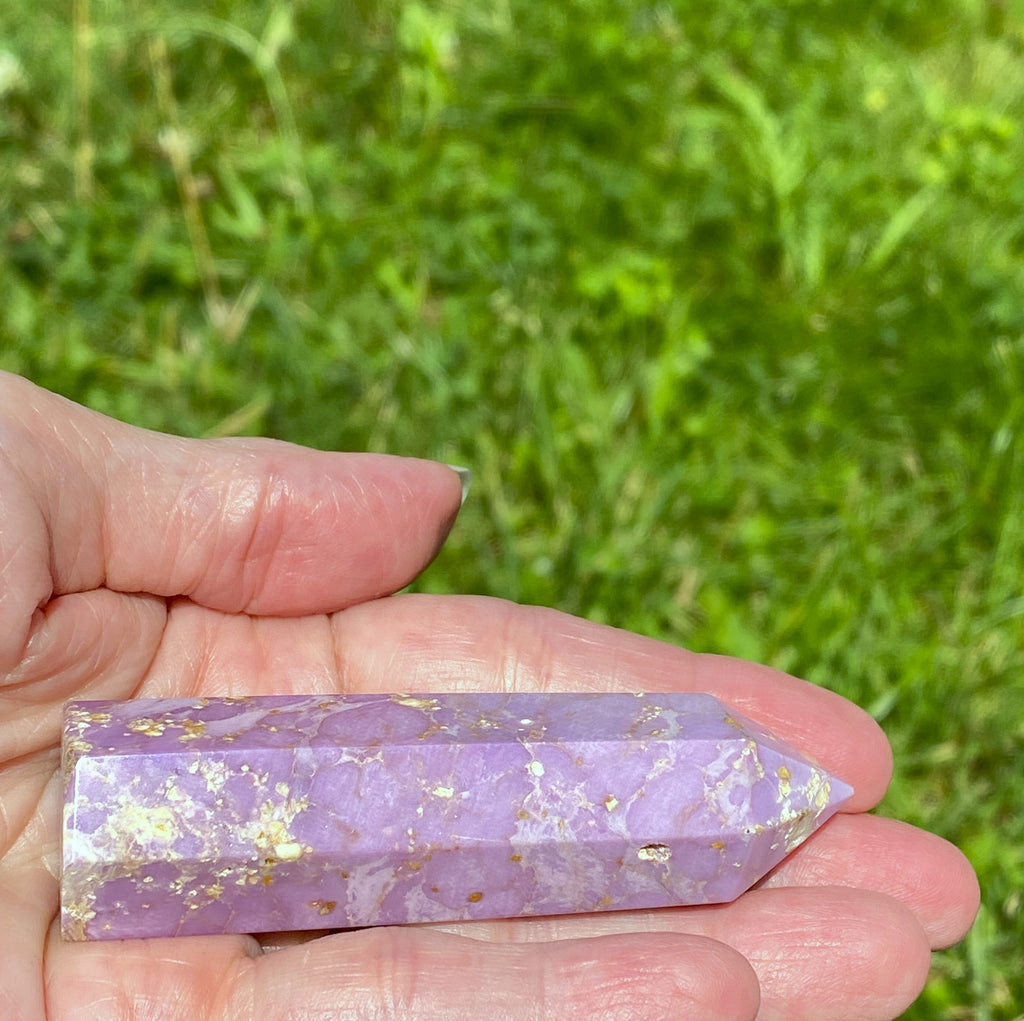 1 Phosphosiderite Point RARE Peru Healing & Hope  Balance 31689S