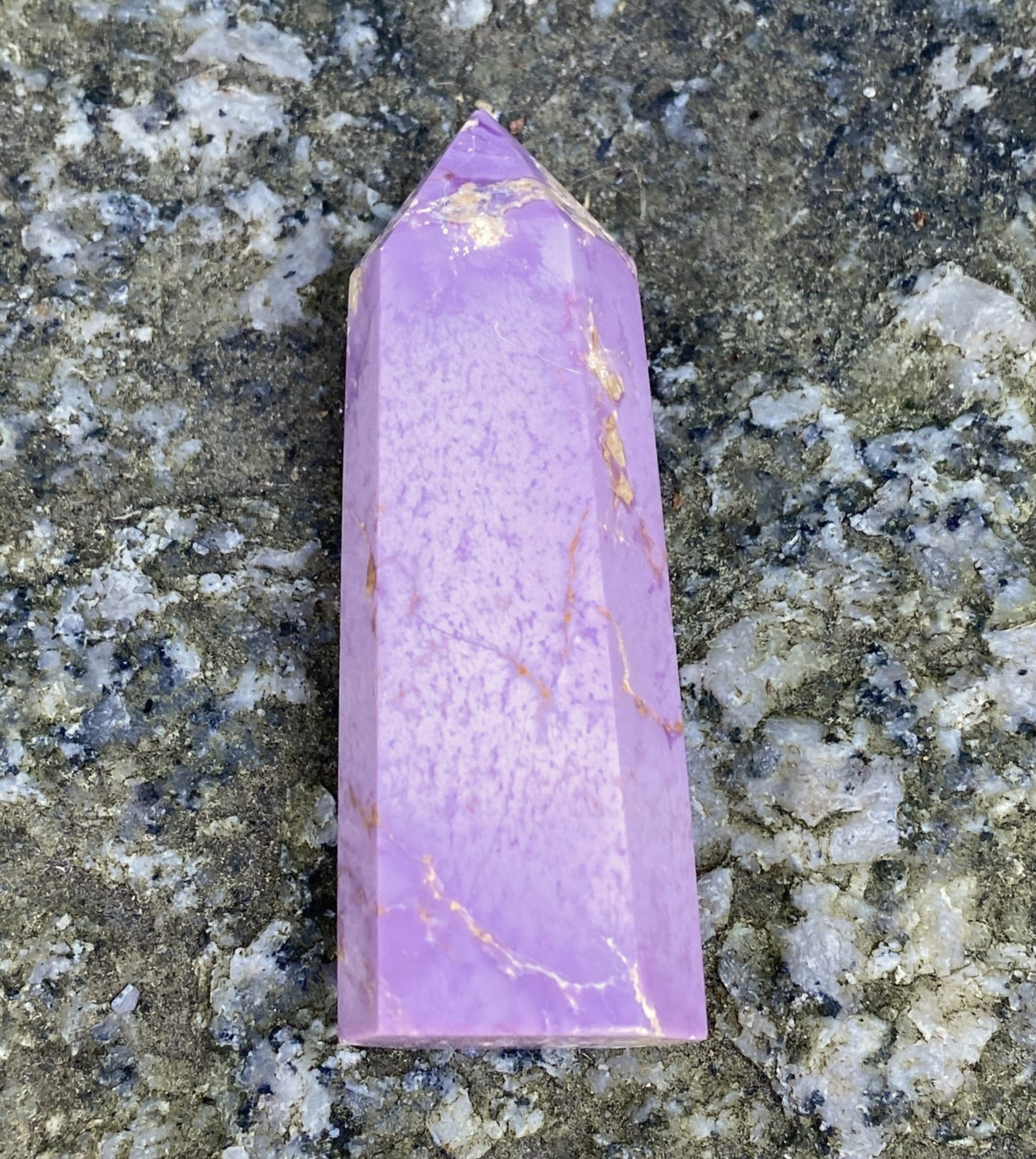 1 Phosphosiderite Point RARE Peru Healing & Hope  Balance 31690S