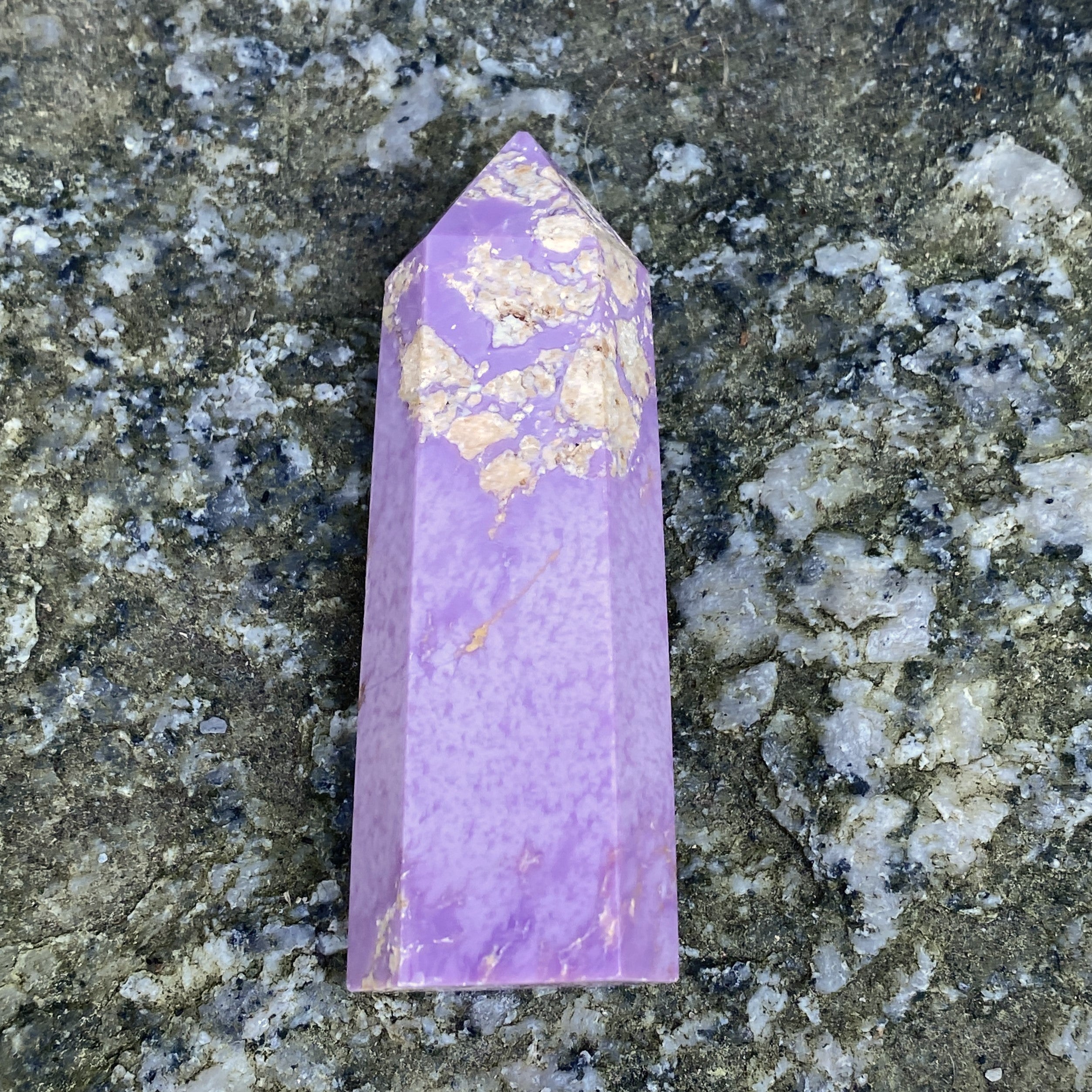 1 Phosphosiderite Point RARE Peru Healing & Hope  Balance 31690S