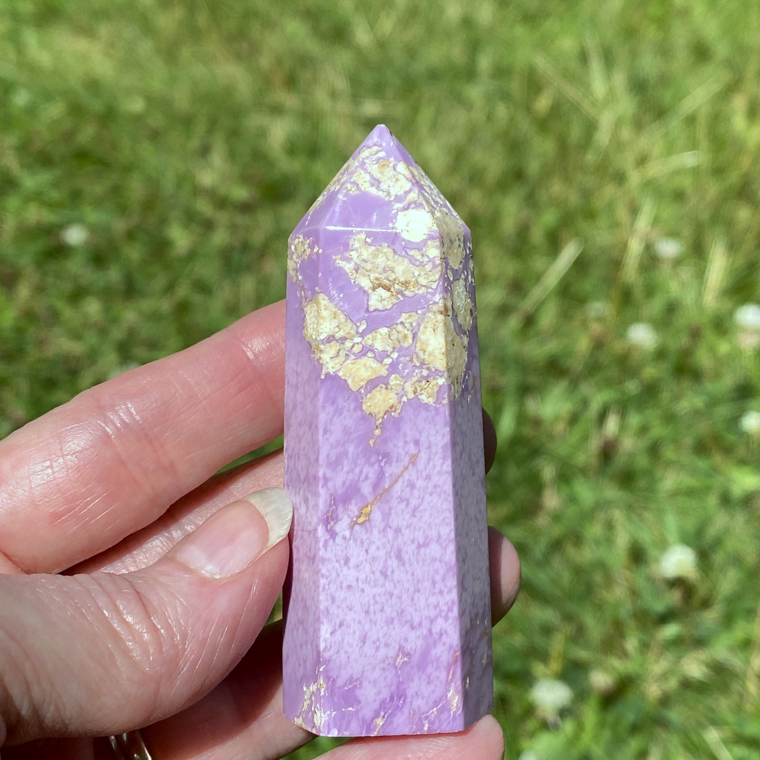 1 Phosphosiderite Point RARE Peru Healing & Hope  Balance 31690S