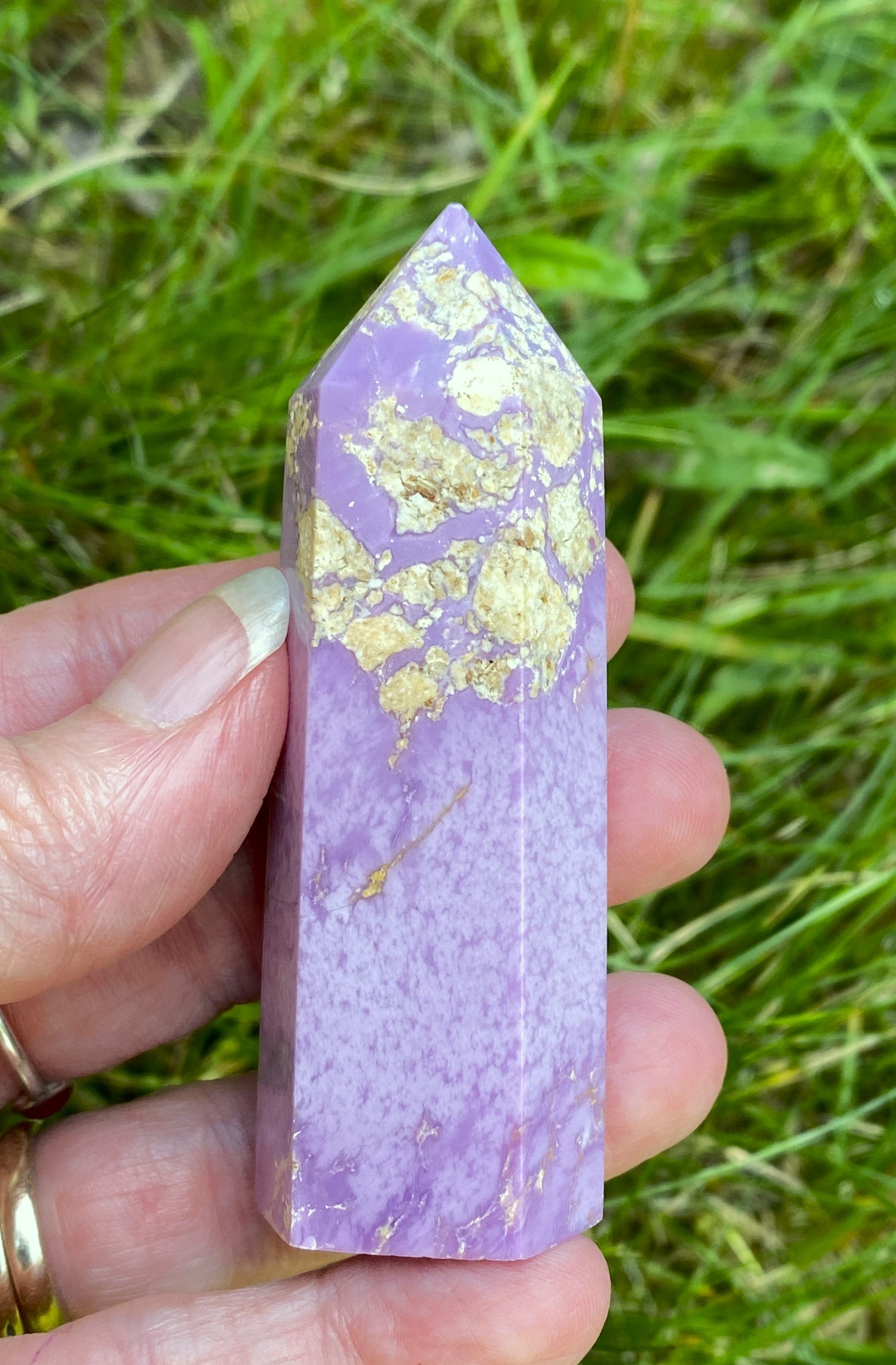 1 Phosphosiderite Point RARE Peru Healing & Hope  Balance 31690S