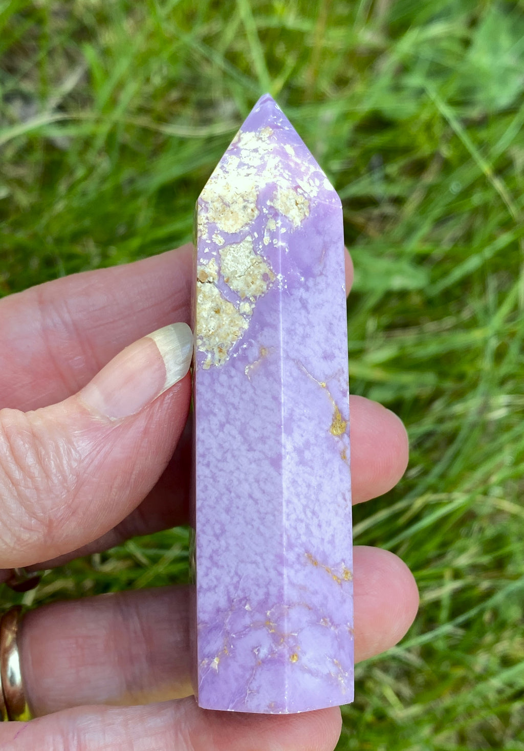1 Phosphosiderite Point RARE Peru Healing & Hope  Balance 31690S