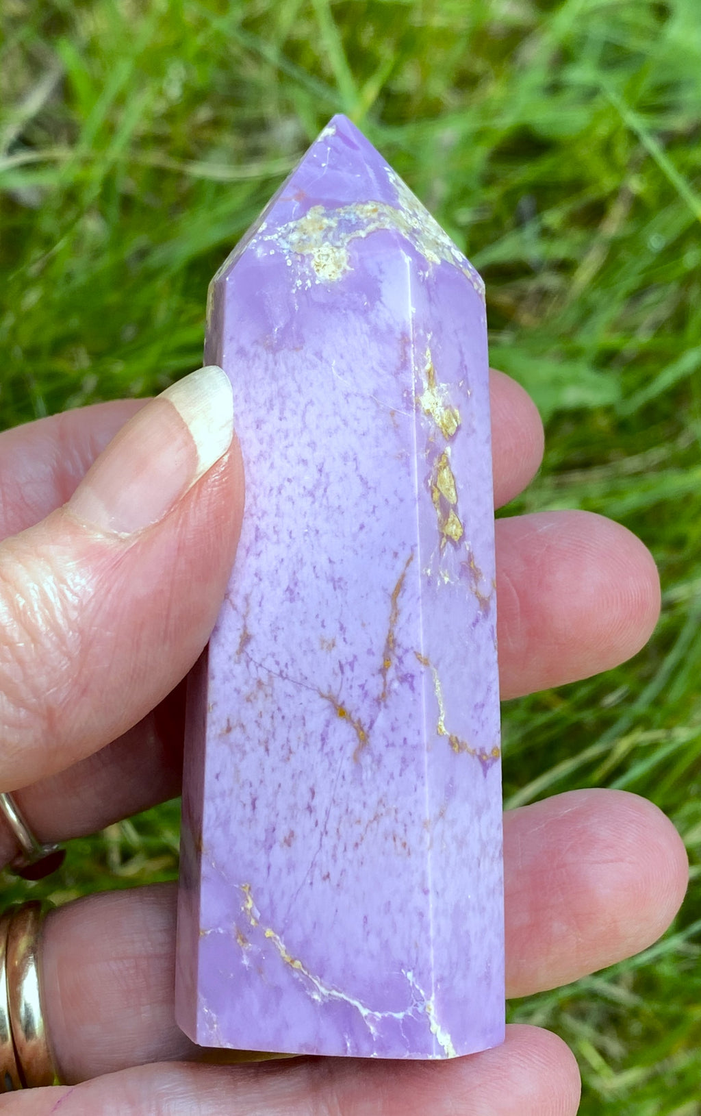 1 Phosphosiderite Point RARE Peru Healing & Hope  Balance 31690S