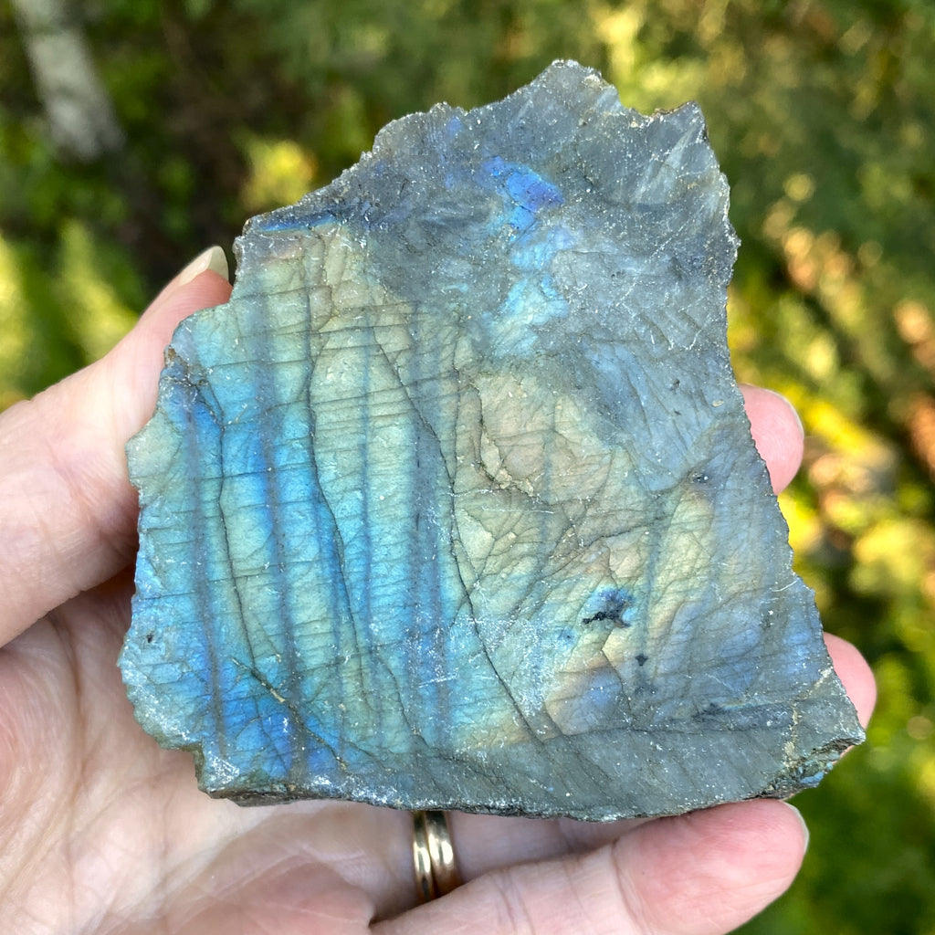 Labradorite Slab  Piece  Mystical Stone Intuition Protective 31709S