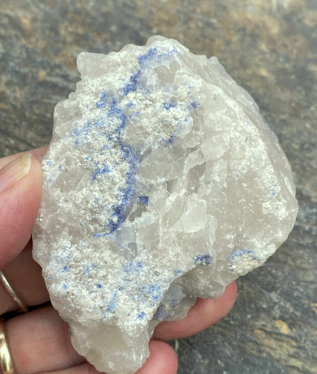 1 Dumortierite Raw Piece  Communication Focus Calm 31704S
