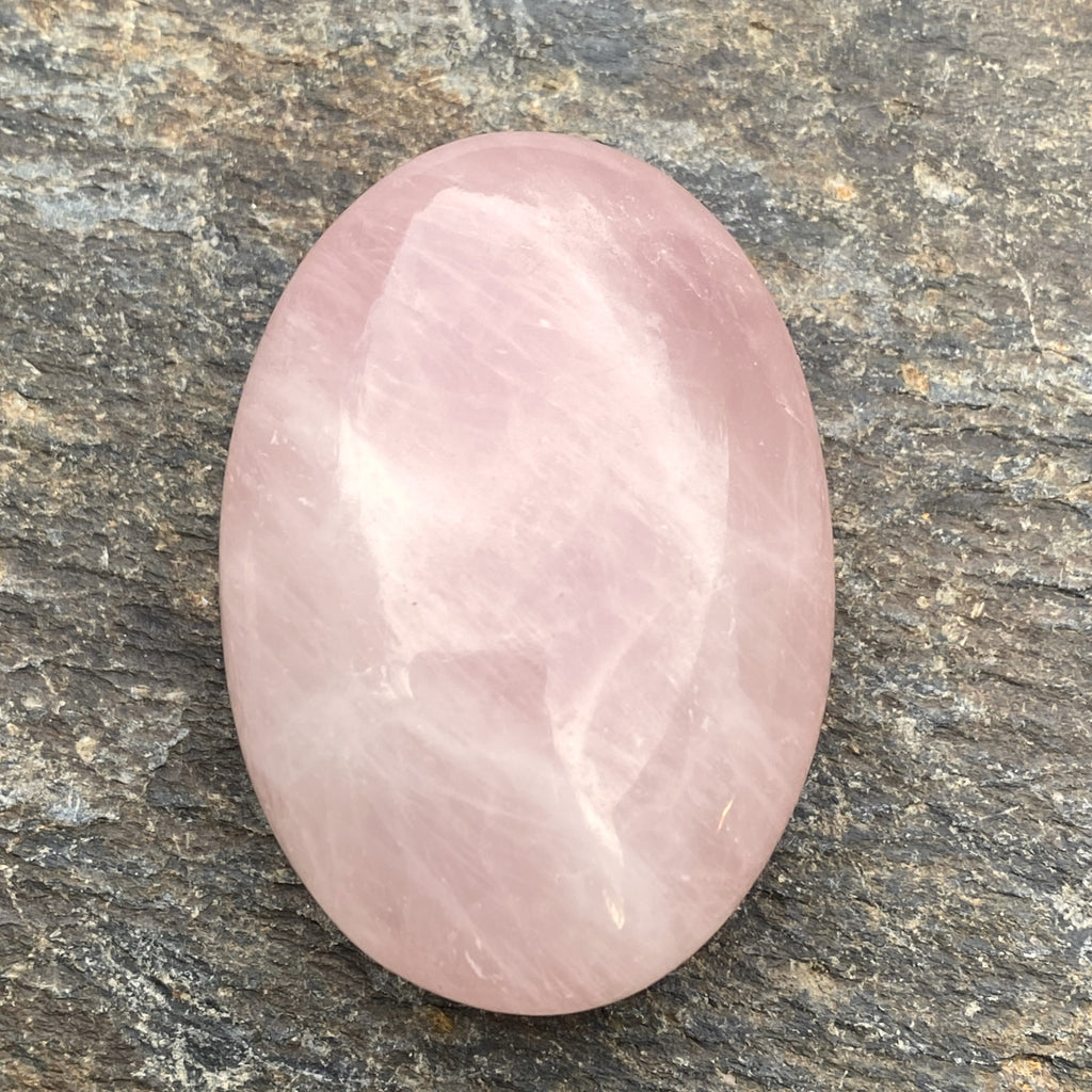 Rose Quartz  Palm Stone  Pink  Love Compassion 31702S