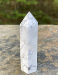 White Howlite 2 3/4"  Point Sleep Aid Calm Healing 30301S