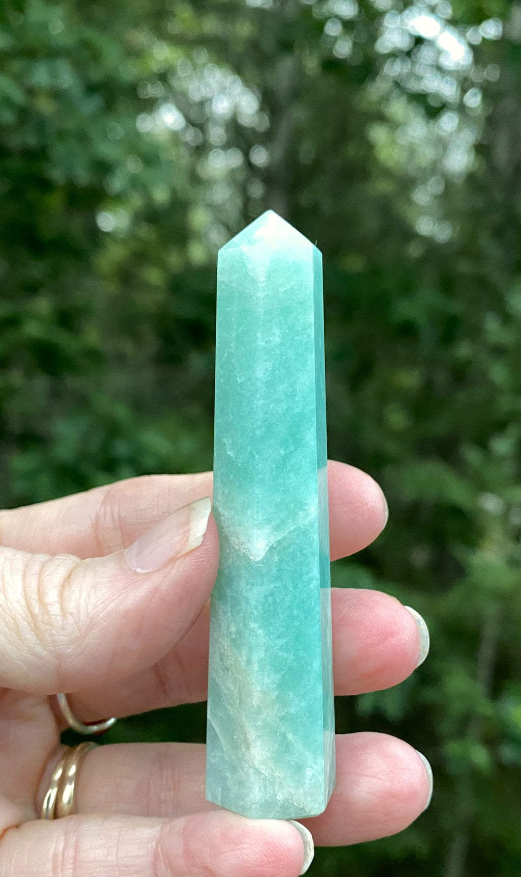 Amazonite Point Wand  Balance Communication 31744S