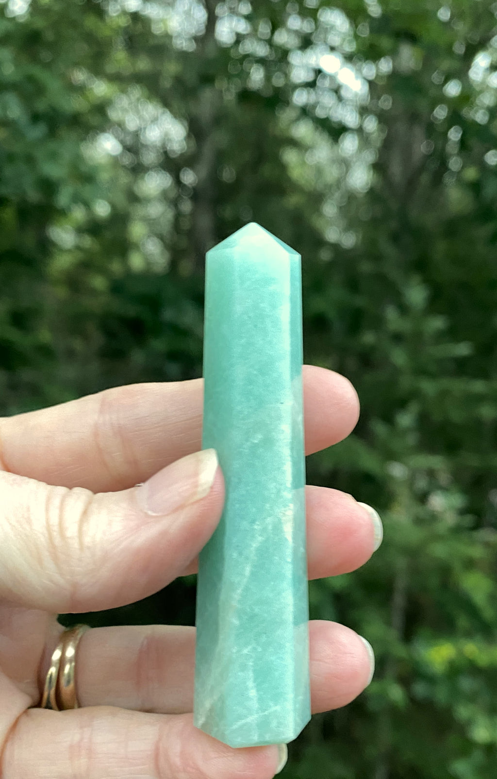 Amazonite Point Wand  Balance Communication 31744S